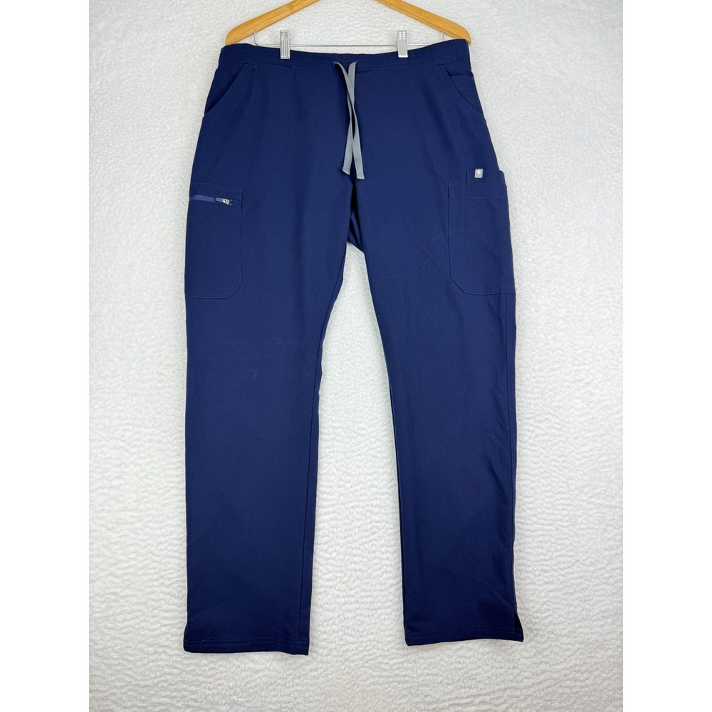 Figs Deep Blue Flare Pants